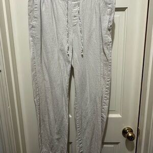 Comfortable Gray Drawstring Pants